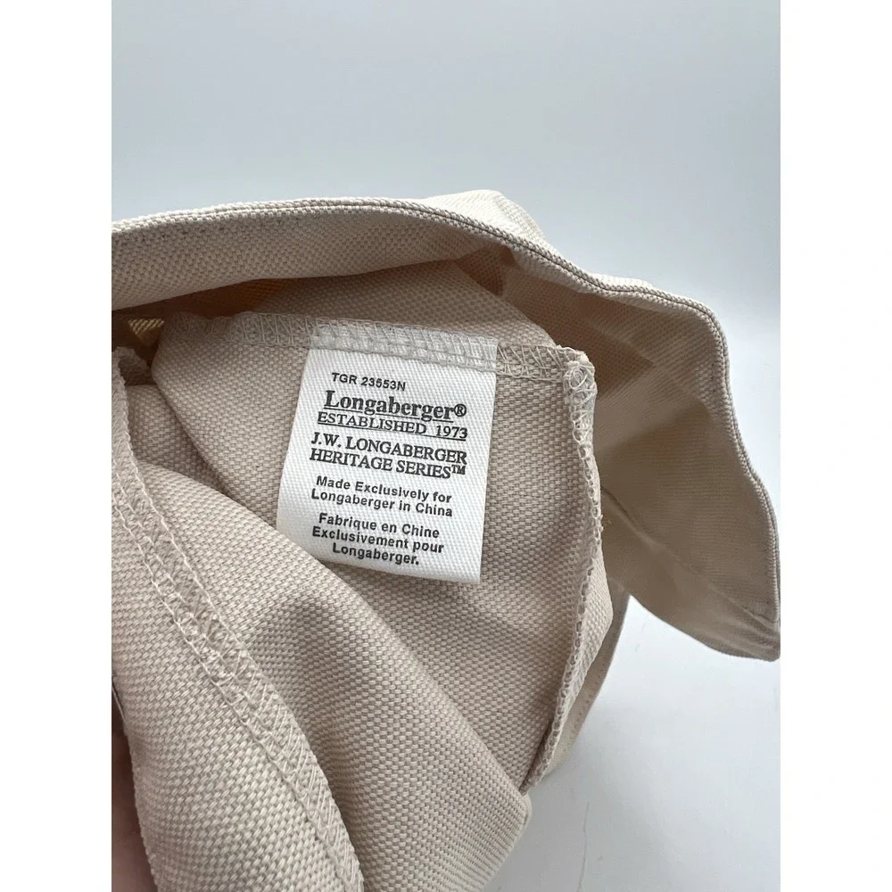 Longaberger JW Heritage Series Basket Liner Only - Flax‎ NIP